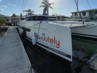 Absolutely, Fountaine Pajot Aura 51 sailing catamaran charter in the BVI