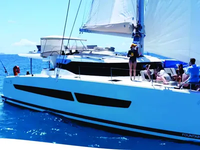 Big Big Plans, Aura 51 sailing catamaran charter in the BVI